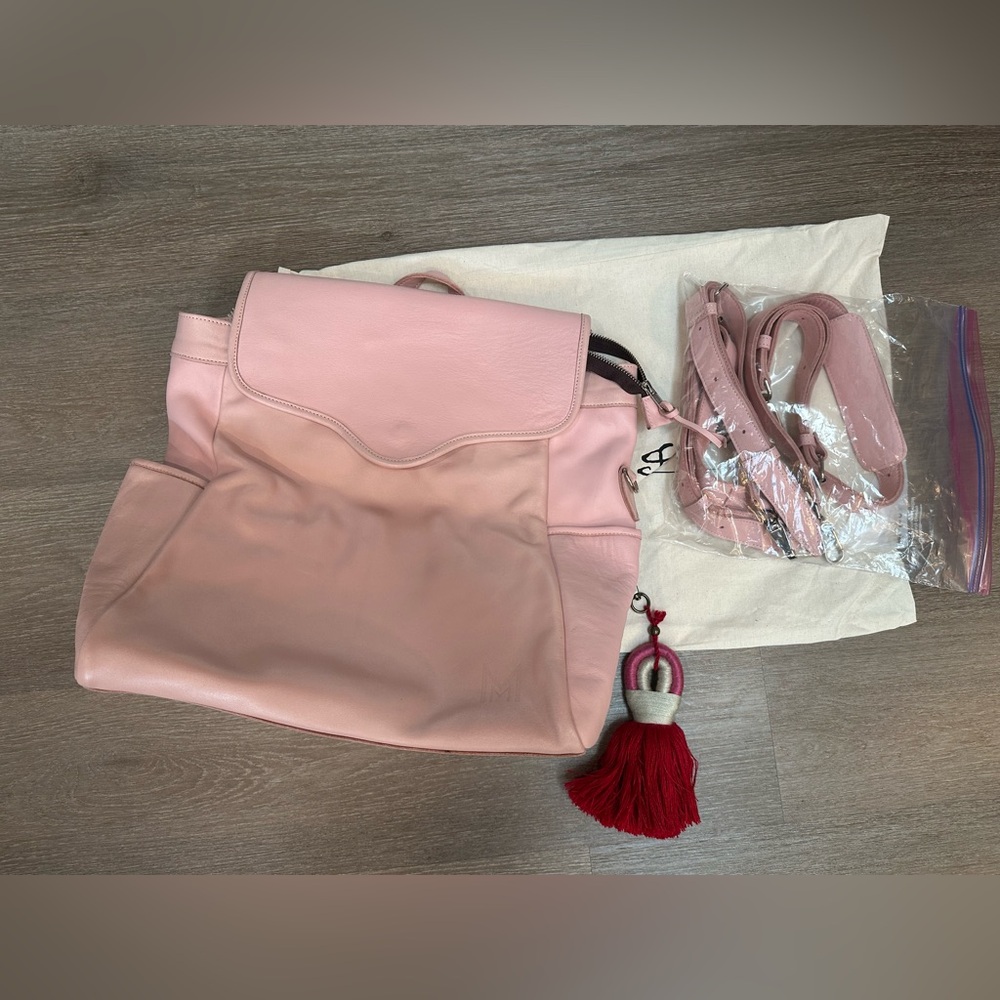 Mikoleon Large Blush Convertible Backpack Bag